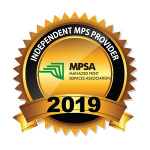 Managed Print Services Association Best Independent service provider 2019