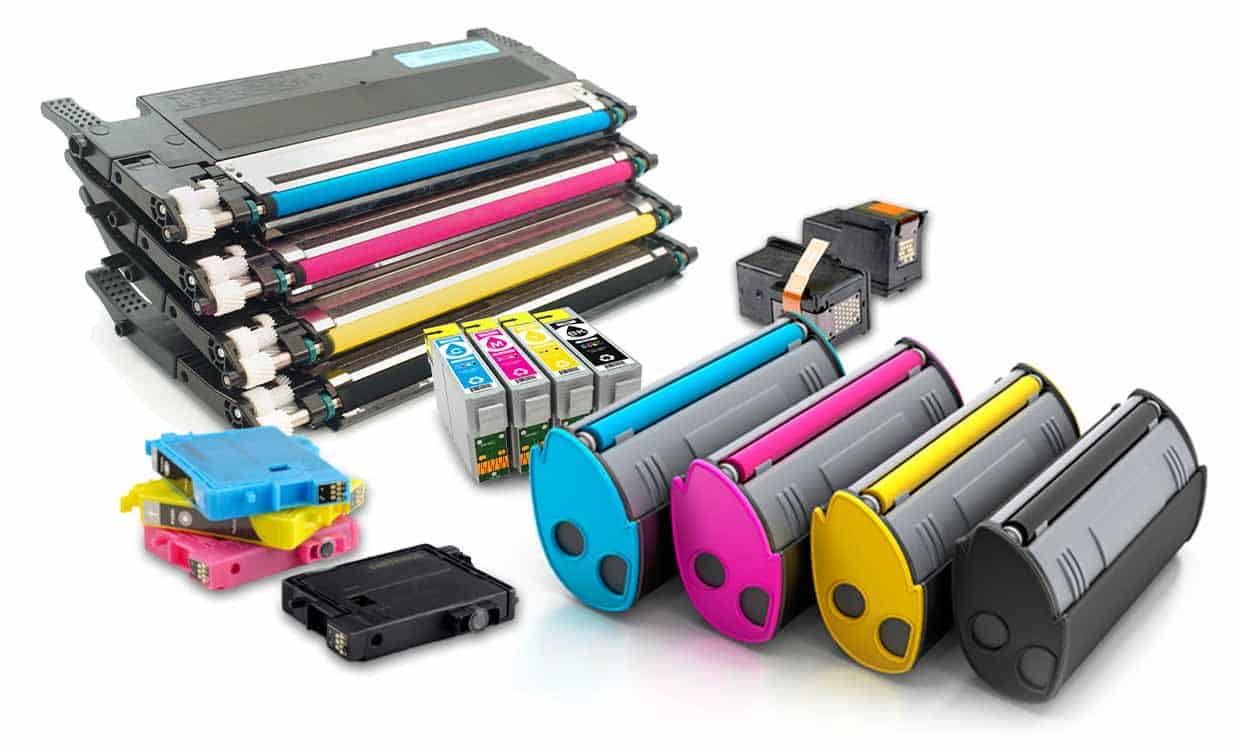 Ink and toner cartridges from a variety of manufacturers